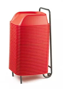 Set of 36 Auditorium Booster Seats on a Wheeled Trolley - Picture 1 of 2
