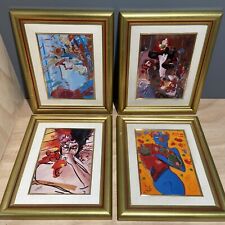 Peter Max Franklin Mint Plaque Collection - Blushing Beauty, Suzin, Brown Lady