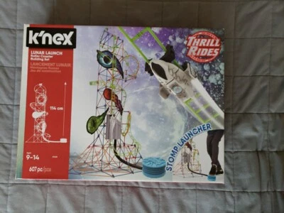 K'nex Lunar Launch Roller Coaster Building Set Holiday Gifts - Image 1 of 4