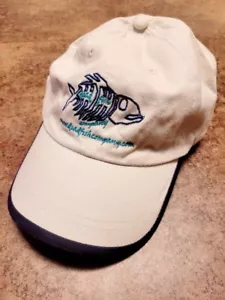 Deadfish Fishing Hat Embroidered Baseball Cap Adjustable NEW Eggshell Blue - Picture 1 of 2