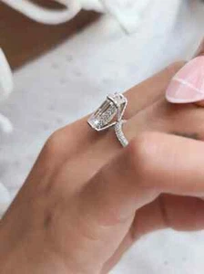 Ring For Thanks Giving IGI Certified 5.50Ct Lab Grown Diamond 14k White Gold - Picture 1 of 15