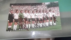Fußball WM 1974,7xorig.signiert - Bild 1 von 1