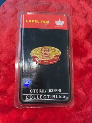 St. Louis Cardinals 2005 last season at Busch Stadium lapel pin VINTAGE MLB - Image 1 of 2