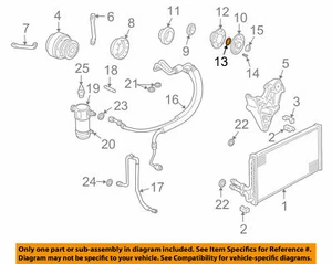 ( 1 ) GENUINE GM ACDelco 15-4267 / 6555329 SNAP RING - AC Compressor Pulley - Picture 1 of 3