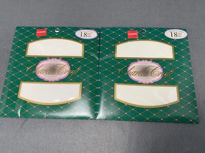 Charles Craft 18 Count White Cross Stitch Fabric Sheets Pack of 2 - Image 1 of 4