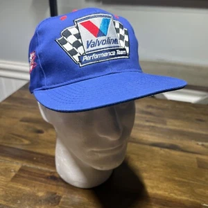 Mark Martin Valvoline Performance Team Racing Snapback Hat Vintage 90s New - Picture 1 of 11