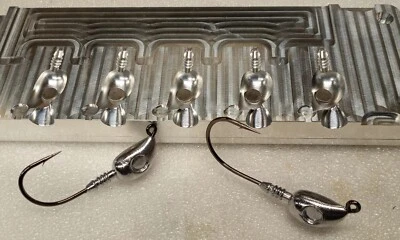 Mullet Jig head Mold -Spotted Seatrout, Flounder, Puppy Drum ( 1 oz ) - Image 1 of 4