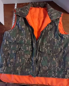 Winchester Reversible Orange/Camo Hunting Vest SZ M See photos before purchasing - Picture 1 of 6