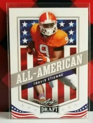 Travis Etienne Rookie- 2021 Leaf Draft All-American #44 - Jacksonville Jaguars - Image 1 of 2