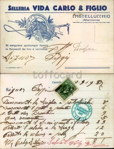 MANTOVA PROVINCIA-CASTELLUCCHIO-PUBBLICITA' TESTATINA SELLERIA VIDA-D17-67 - Bild 1 von 1