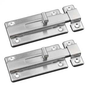 2 Stück Türriegel Schieberiegel Schloss Aufputz Schieberiegel für Innentüren - Bild 1 von 5