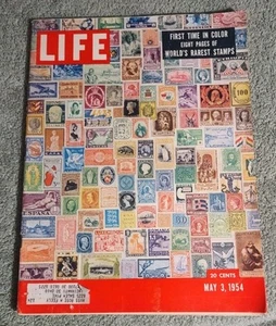 Book -Life Magazine May 3, 1954; Rarest Stamps - Imagen 1 de 3