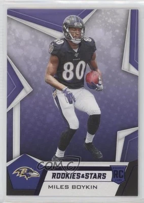 2019 Panini Rookies & Stars Rookies Purple Miles Boykin #112 RC - Image 1 of 2