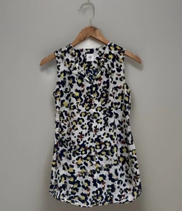 CAbi Blouse Womens X-Large Multicolor Fierce Seeing Spots Sleeveless Lightweight - Picture 1 of 9