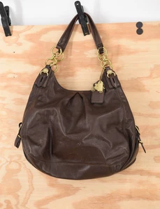 Coach Hobo-Schultertasche Maggie Mia braun Leder H1082-15742 - Bild 1 von 18