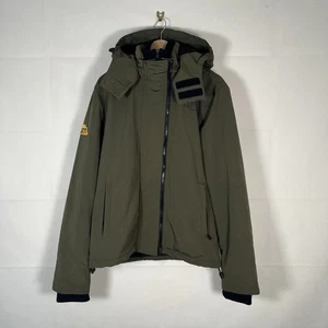 Superdry Coat Men’s Khaki Green UK Size Large Ottoman Arctic Windcheater Jacket - Picture 1 of 11