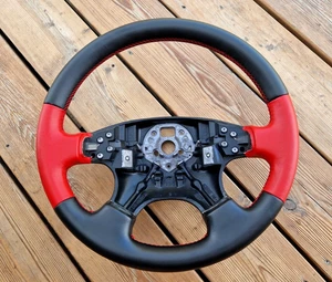Volante de cuero nuevo para VW Volkswagen Golf 3 MK3 III Polo Passat B4 OEM - Imagen 1 de 9