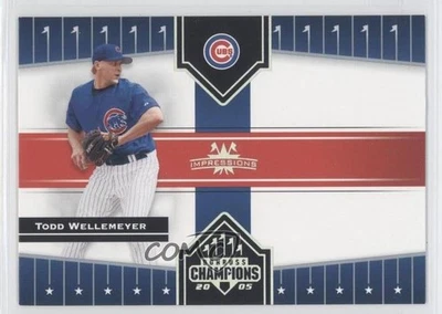 2005 Donruss Champions Impressions Todd Wellemeyer #395 - Image 1 of 2
