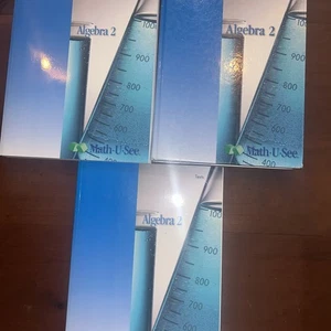 Math-U-See Algebra 2 Instruction Manual, Student Workbook Tests Set Homeschool - Picture 1 of 8