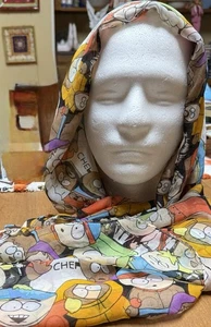 Bufanda transparente vintage del programa de televisión South Park Cartman Kenny Kyle Stan Chef 60" por 15" - Imagen 1 de 6