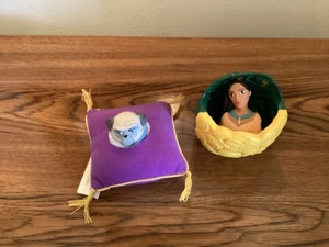 Vintage Burger King Disney Pocahontas Fingerpuppen 2er Set Neu in versiegelter Packung - Bild 1 von 4