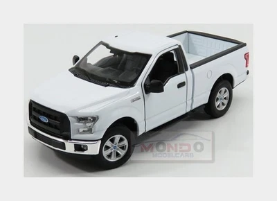 1:24 WELLY Ford Usa F-150 Regular Cab Pick-Up 2015 White WE24063WH - Immagine 1 di 2