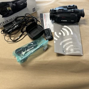 Canon VIXIA HF G40 Full HD 1080p 60fps MP4 Flash Camcorder Black 20x Tested - Picture 1 of 24