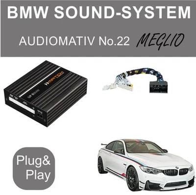 Sistema de Sonido para BMW X1 X3 1er 2er 3er 8-Kanal Dsp Amplificador UP8BMW Plu - Imagen 1 de 4