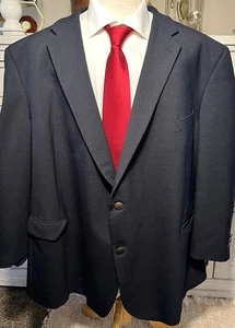 Blazer Abrigo Deportivo Chaqueta 60P Clásico Negro Mezcla Lana De Colección Austin Reed Para Hombre - Imagen 1 de 13