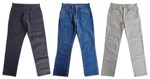 RM Williams Australia Mens Vintage Black Blue White Moleskin Denim Jeans x 3 W33 - Photo 1/24