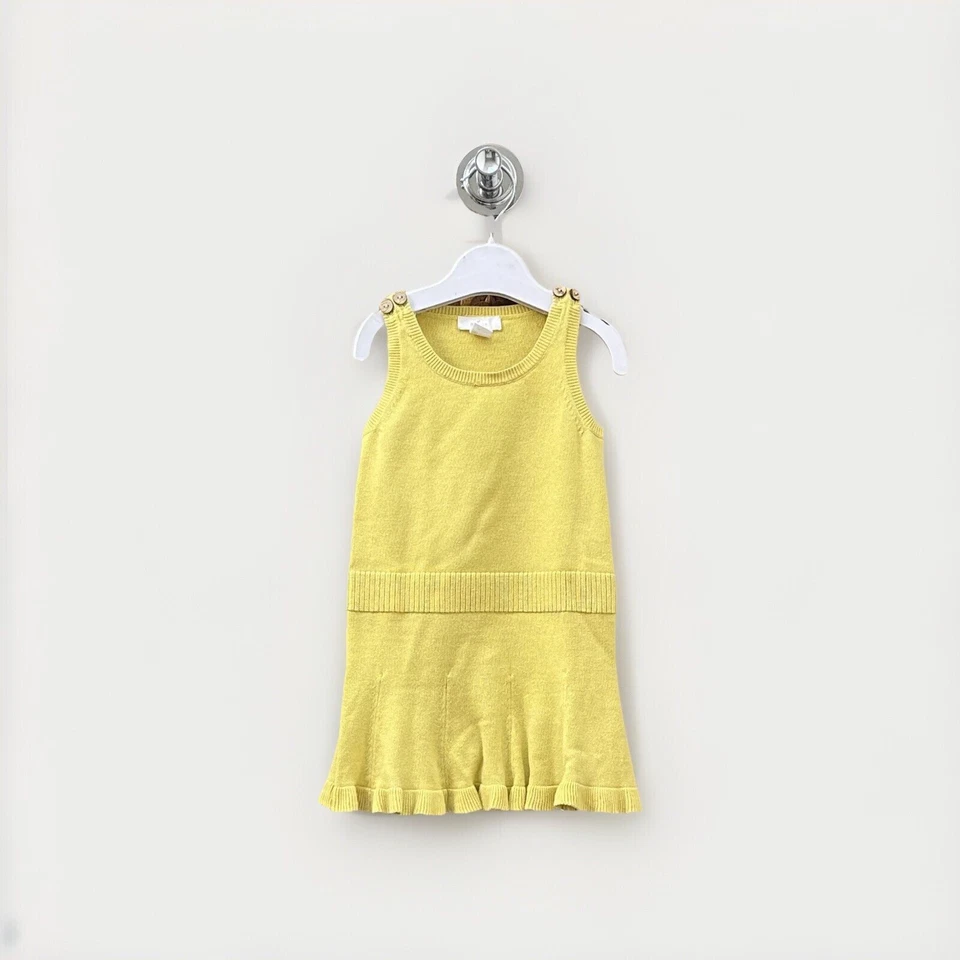 👗 Vestido tejido amarillo NEIGE ~ Talla 2T 2 Foto 1 de 1