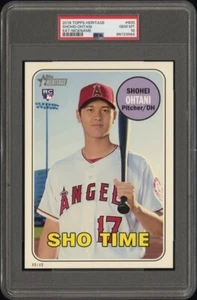 Shohei Ohtani RC 2018 5x7 PSA 10 Sho Time Topps Heritage Gem como nuevo 49/49 hecho - Imagen 1 de 2