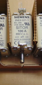 (1) NEW 3NE8021-1 Fuse 100A 690V - Picture 1 of 2