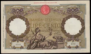Italien 100 Lire 21.12.1933 S. 55a - Bild 1 von 2