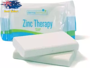 Zinc Therapy Soap 1oz Bar 2-Pack Natural Skin Care Solution - Picture 1 of 12
