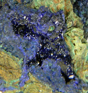 Azurite Malachite  Mineral Specimen Laos, China 70.62 Grams - Picture 1 of 6