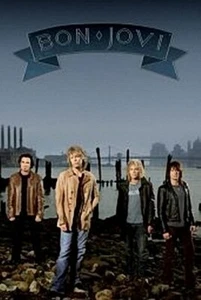POSTER BON JOVI - SCATTO GRUPPO PORTUALE - NUOVO HOT 24X36 - Foto 1 di 1