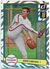 2016 Donruss STEVE CARLTON 1982 Camo Design /199 Philadelphia Phillies #D82-50