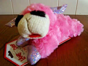 LAMB CHOP Shari Lewis DOG TOY *SQUEAK* Multipet Pink NEW 8" Dreamworks - Picture 1 of 3