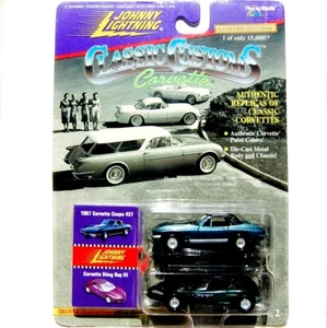 Johnny Lightning Classic Customs Corvettes 2 Pack | 427 Coupe, Stingray III - Picture 1 of 1