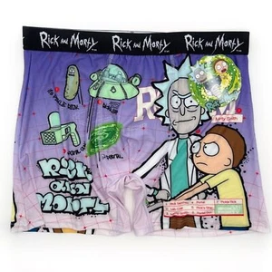 Rick and Morty Boxer Briefs Mens Large Underwear Portal Pickle Rick Fun Gift - Picture 1 of 6