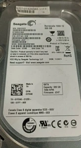 Unidad de disco duro de escritorio sataiii 320 GB 3,5" pulgadas 16mb 7200 RPM SEAGATE ST3320413AS - Imagen 1 de 1