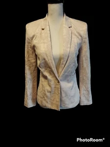 L'Agence Cappa taillierter Brokat Blazer Champaign Neu mit Etikett Größe 2 - Bild 1 von 7