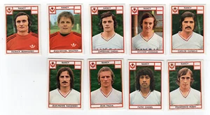 PANINI FOOTBALL 76  Nancy 9 joueurs /RU215 - Picture 1 of 2