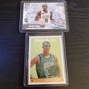 2006-07 Topps Luxury Box /999 Rajon Rondo #90 Rookie RC & 2008 Topps Retro Relic - Picture 1 of 5