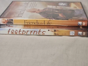 Footprints (Angels are Real & Some Have Fur) & Friends for Life DVDs Family  - Picture 1 of 6