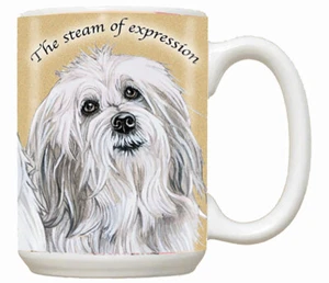 Coton de Tulear Ceramic Coffee Mug Tea Cup 15 oz - Picture 1 of 2