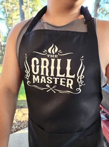 The Grill Master Apron, Funny Aprons for Men, Funny Guy Apron, Funny Dad Apron - Picture 1 of 4