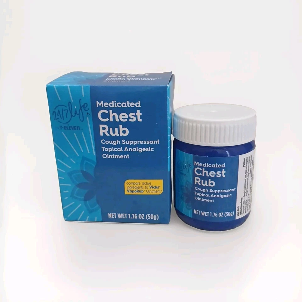  Analgésico tópico supresor de la tos para frotar el pecho medicado (1,76 OZ caducidad: 08/2025 Foto 1 de 4
