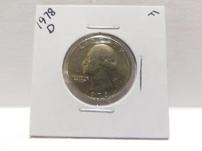 1978 D Washington Quarter Very Good to Fine Condition - Image 1 of 2